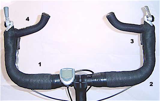 bicycle handlebar extensions for comfort